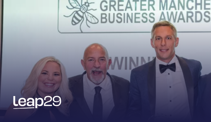 Leap29 Winners at the Greater Manchester Business Awards 2021 Leap29 - Winners at the Greater Manchester Business Awards 2021